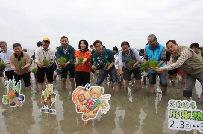 屏東熱博明年2月3日開幕 泰迪熊彩稻結合屏科園區地景迎新春