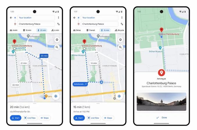 Google Maps路線快覽功能上線：使用者可在鎖定螢幕上檢視導航狀況