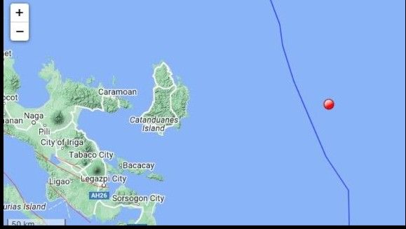 菲律賓東部對開海域6.3級地震