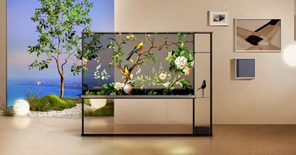 全球首款  LG展示77吋無線連接透明OLED電視OLED T