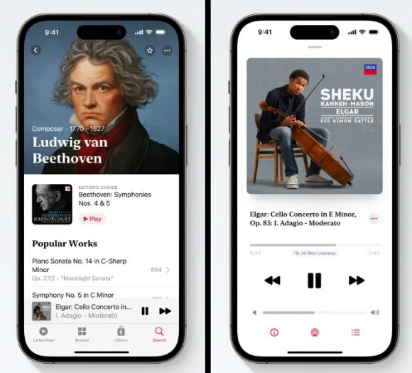 「Apple Music 古典樂」於1月24日在台灣上線，現有用戶可免費升級