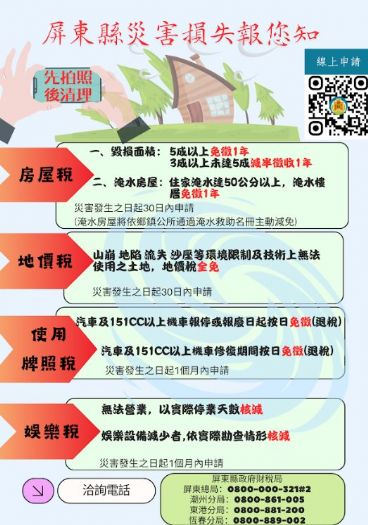 康芮颱風來襲，財稅減免措施助您減輕損失