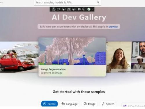 微軟推出「AI Dev Gallery」，助力Windows 11裝置打造智慧應用新體驗