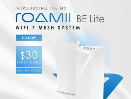 MSI推出全新Wi-Fi 7 Roamii BE Lite Mesh系統，打造無縫智慧家庭網路體驗