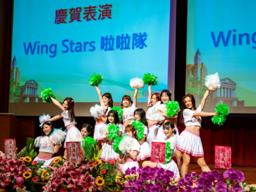 重回發跡地！ Wing Stars出席台鋼科大揭牌儀式