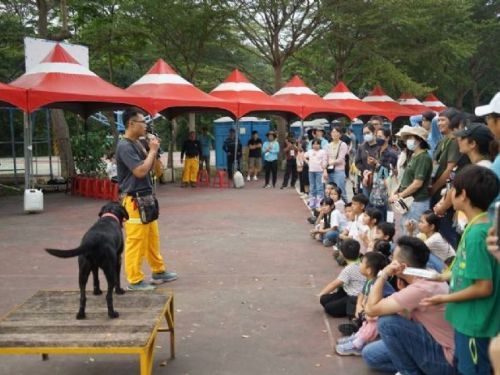 屏東縣政府舉辦親子防災活動，墾丁來義高中成防災學習樂園