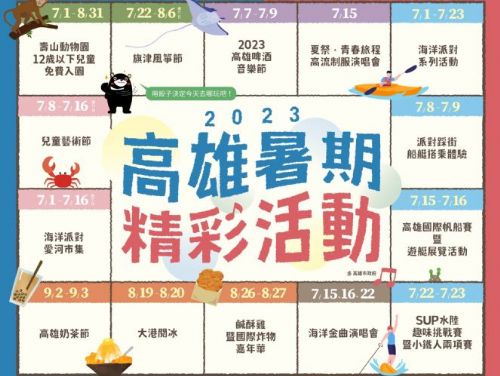 2023高雄暑期精彩活動報你知