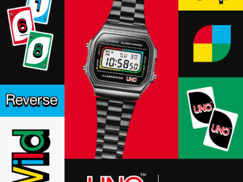 UNO 與 Casio 聯名推出限量款手錶：經典 A168 搭配 UNO 元素