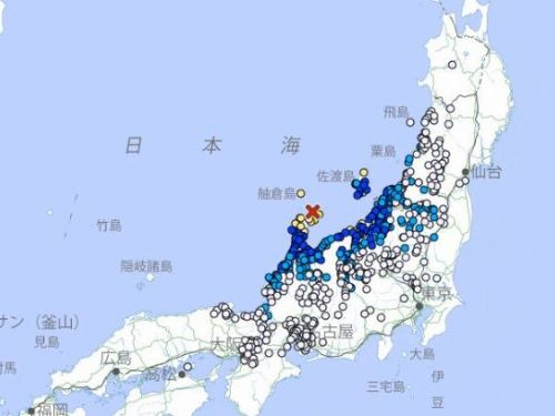 日本石川縣發生規模6.5地震 16小時內搖49次 釀1死22傷